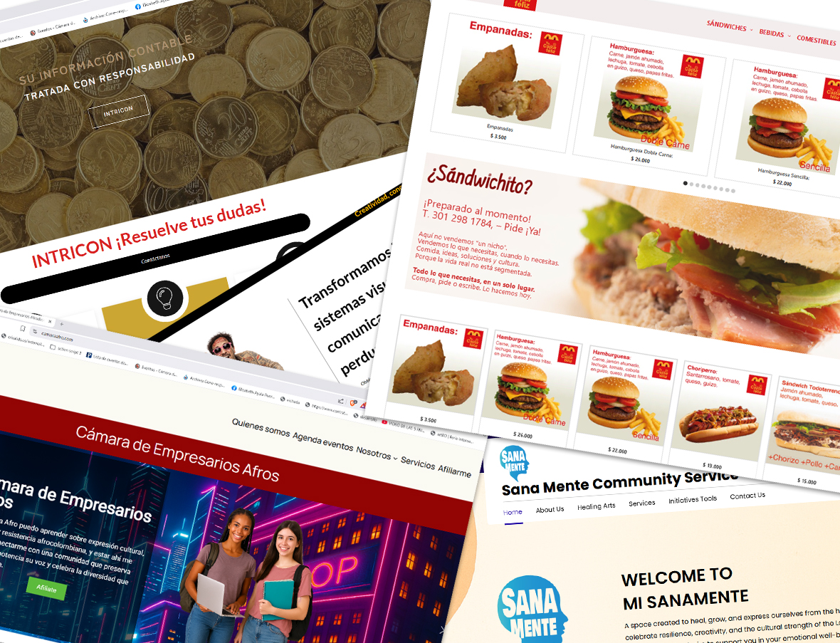 Planes y precios Web